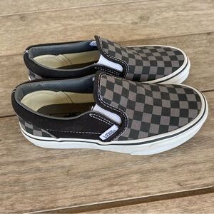 Vans Kids Classic Slip-On Checkerboard Shoes 1